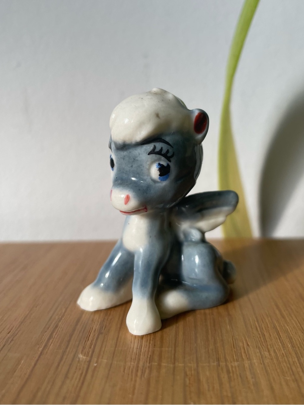 Vintage 1950s Wade Whimsies Disney Hat Box Baby Pegasus Fantasia Figurine